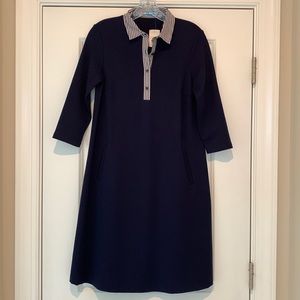 NWT J. McLaughlin XS Betts A-Line Dress in Winter Navy